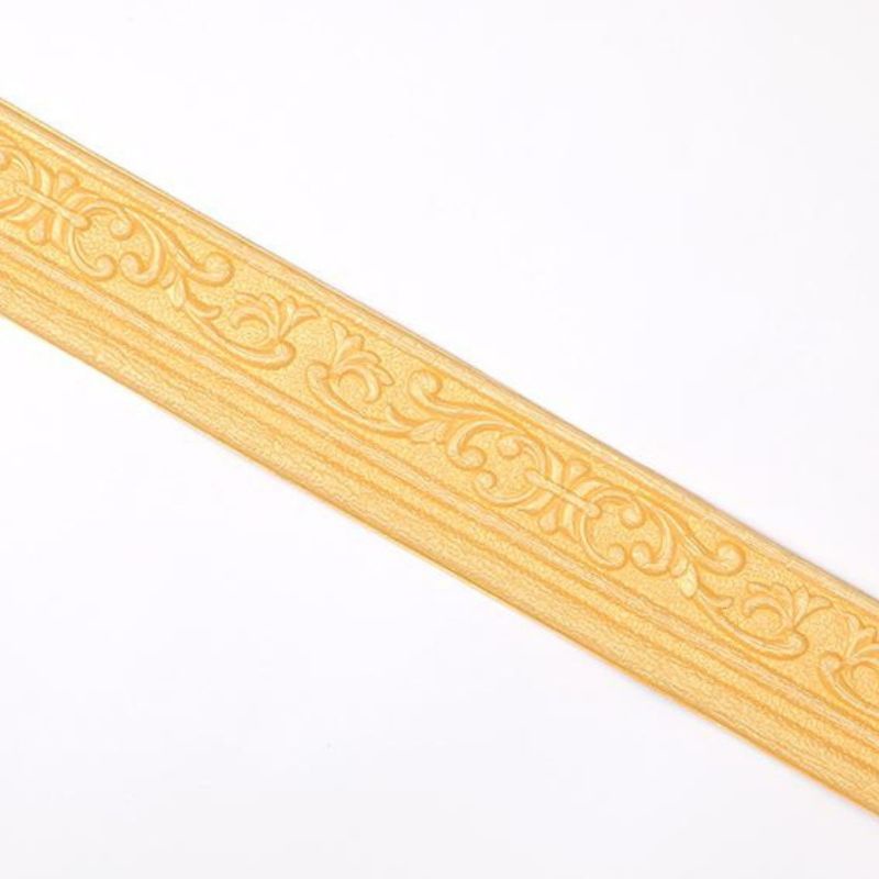 Wallpaper List 3D Foam Lis Profil Ukuran 230cm x 8cm-Gold Batik