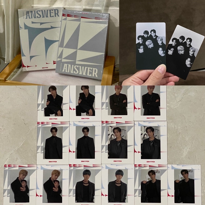 ENHYPEN - DIMENSION : ANSWER Sealed WEVERSE POB PRE ORDER BENEFIT POSTER PC