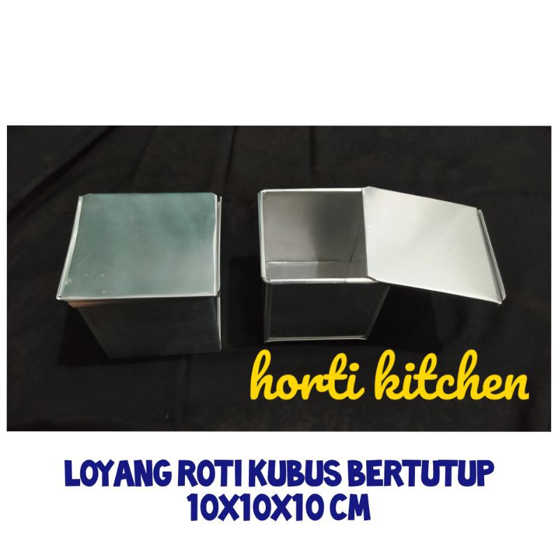 Jual loyang roti persegi mini / loyang roti kubus bertutup ukuran ...