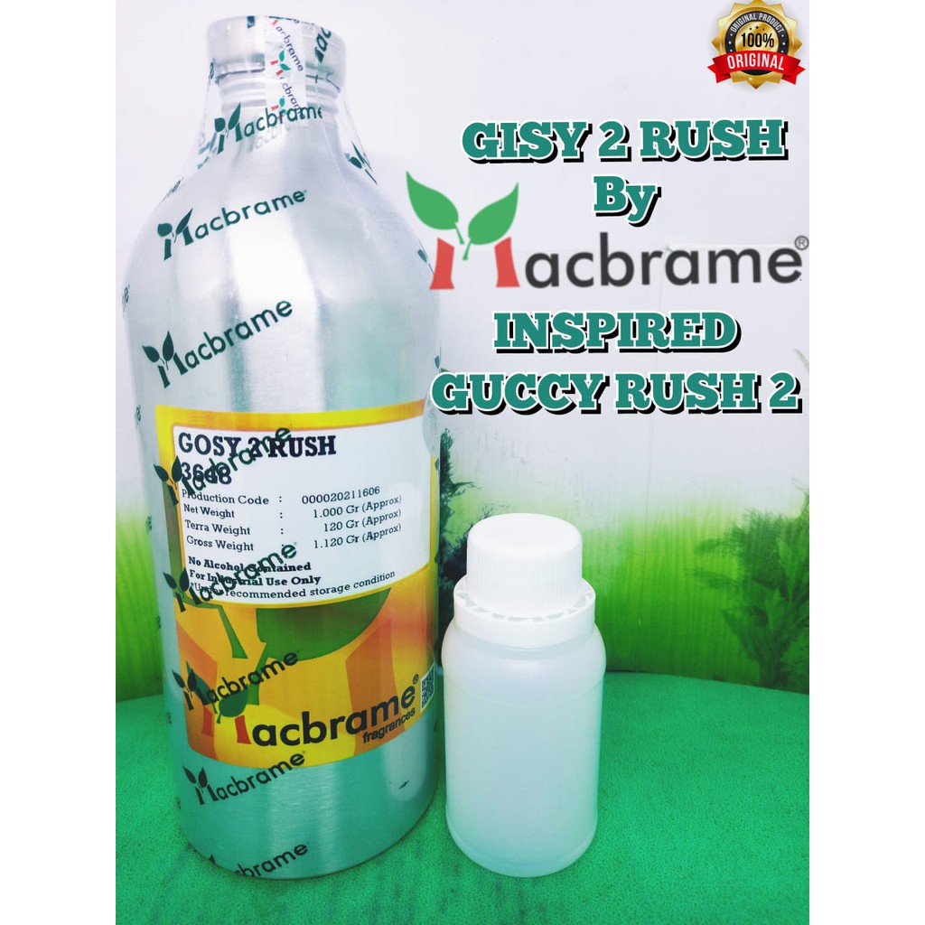 GOSY 2 RUSH By Macbrame, Inspired By Gucci Rush 2, Bibit Murni Kemasan Repack 100 ML