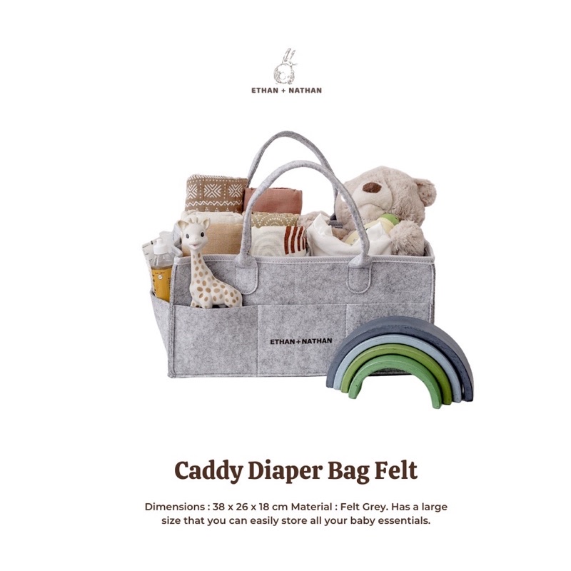 Ethan Nathan Caddy Diaper Organizer Bag Tas Popok Bayi