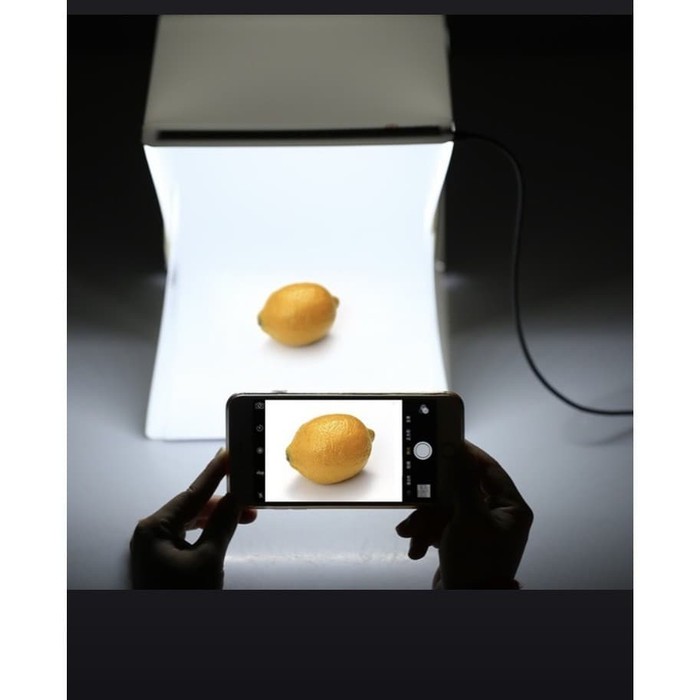 Mini Photo Box Kotak Studio Foto Lampu LED