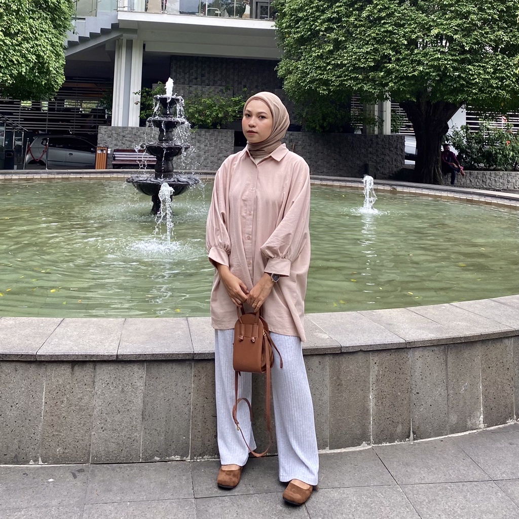 Fier Batwing Linen Shirt