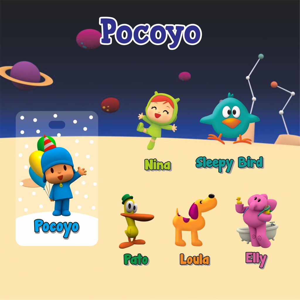 

1 Pcs Bag Tag Akrilik Tema Pocoyo (Nama/ Tulisan Bisa Request)