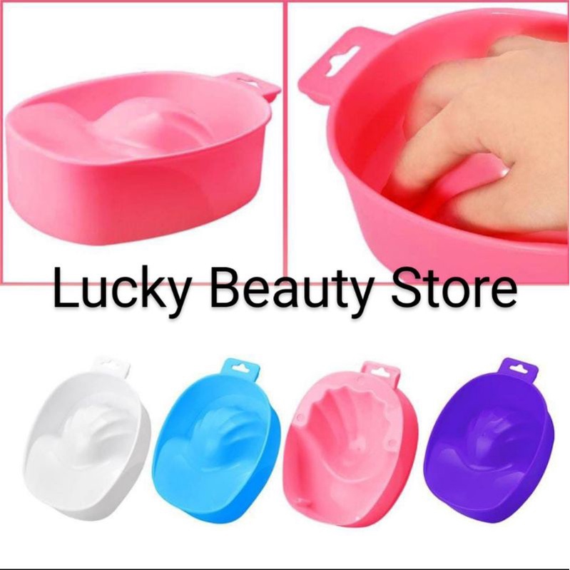 nail bath bowl mangkok rendaman kuku polish manicure pedicure penghapus kutek aseton