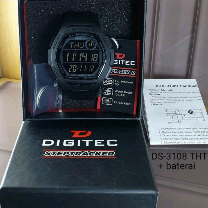 Trendinggggg Jam Tangan Steptracker Digitec Jam Tangan 3108 THOR Jam Tangan DG3108 Jam Tangan Tahan Air