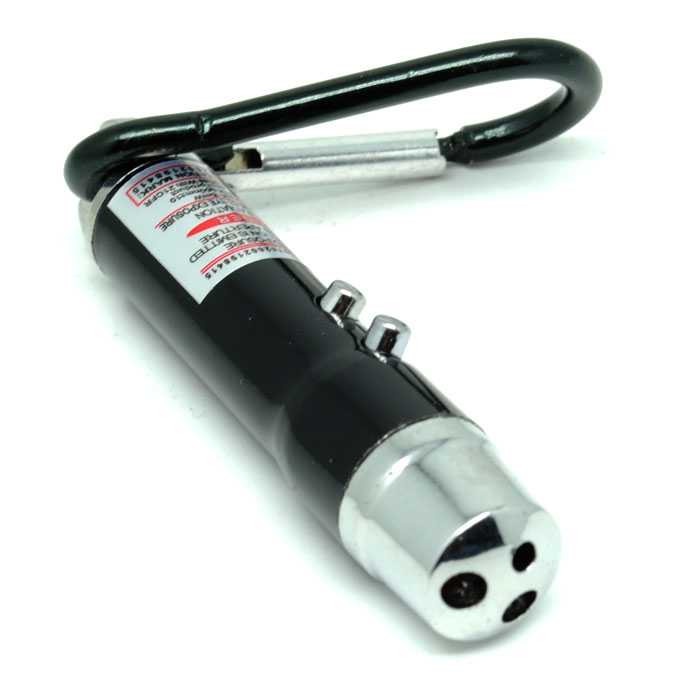 Mall 3 in 1 Red Laser Pointer 1mw 650nm + Flashlight &amp; UV - A-LPP-006