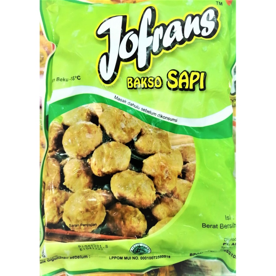 

Jofrans Bakso Sapi 500gr