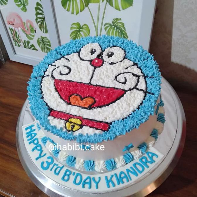 Terhot Cake Ultah Doraemon / Kue Ultah Tayo Diameter 22Cm