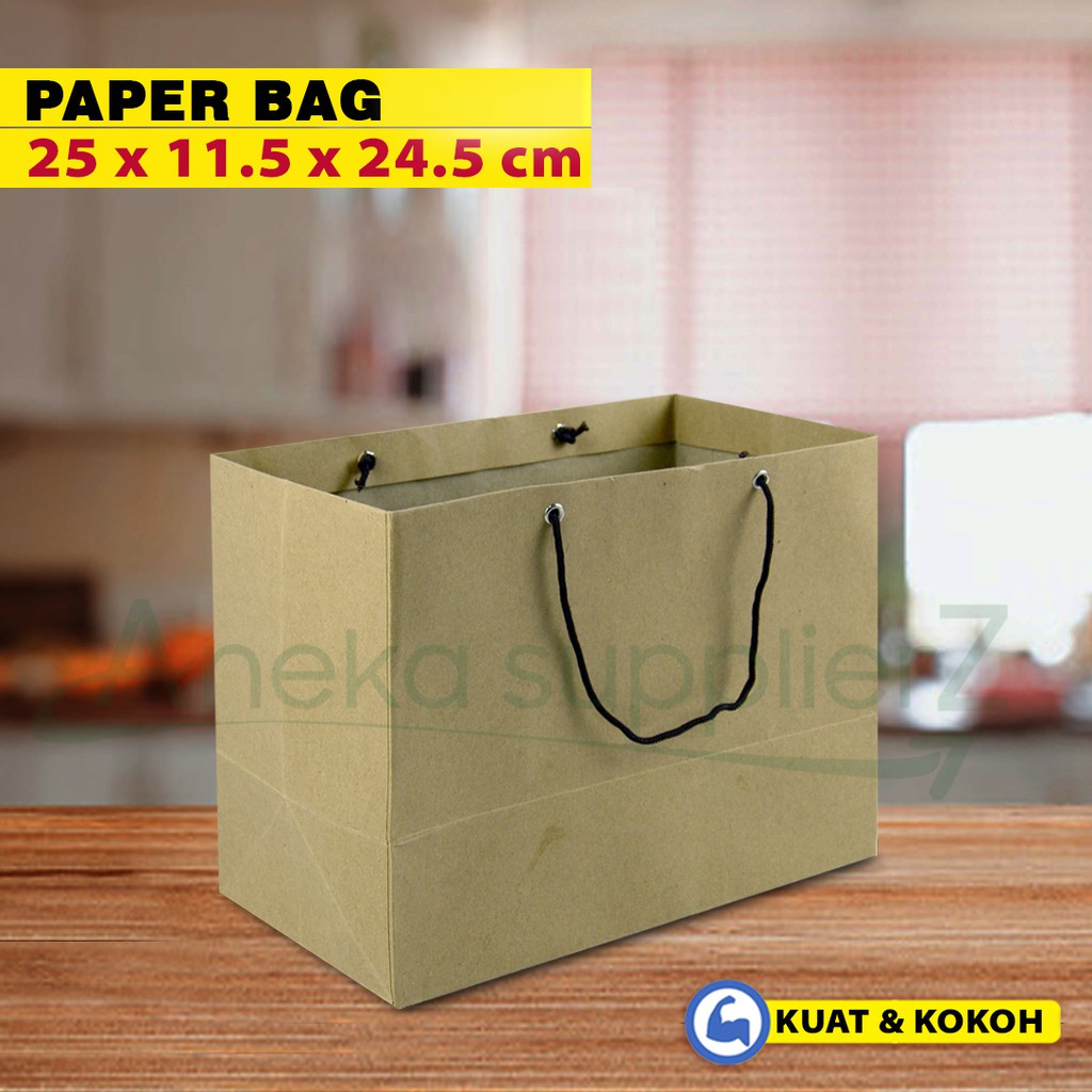 

Paper Bag Polos - Paper Bag | 25x11,5x24,5cm - PUTIH (20PC)