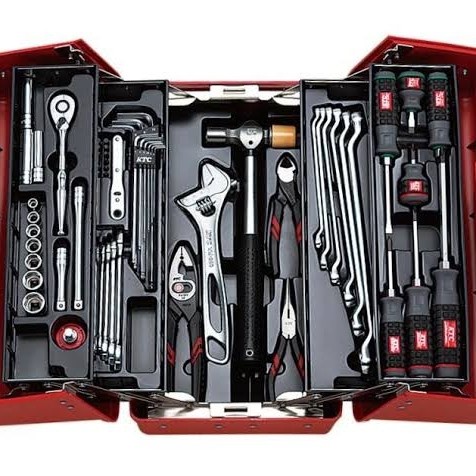 KUNCI KTC TOOLS SET, MECHANIC TOOL SET ( 53PCS ) SQ 3/8 SK3536P KTC ORIGINAL JAPAN