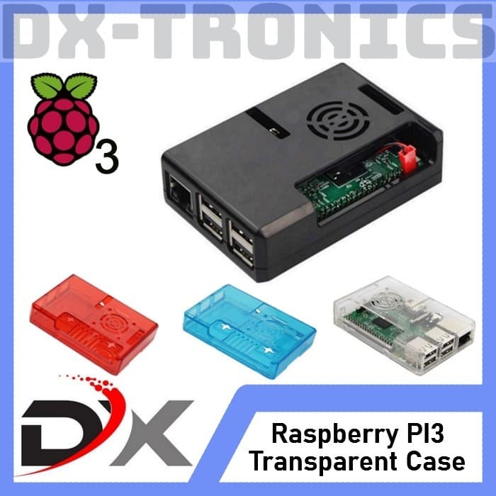 Clear Case Raspberry PI 3 Model B PI3