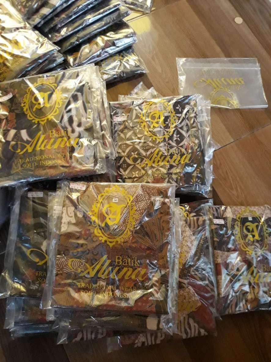 Kemeja Batik Lengan Panjang Pria Slim Fit Modern Baju Batik Furing Solo Jawa Premium Slimfit Pcw027