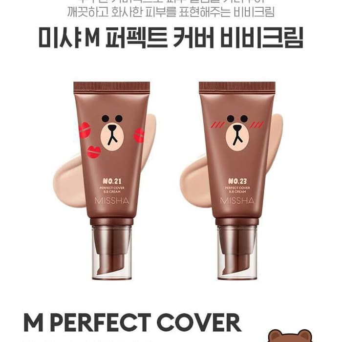MISSHA PERFECT LINE FRIENDS/ MISSHA M PERFECT BB CREAM / MISSHA X LINE FRIENDS /MISSHA PERFECT COVER