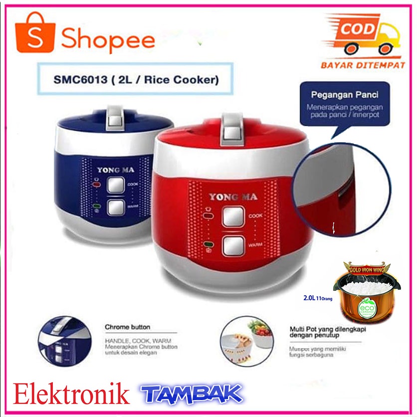 YONGMA SMC 6013/YONGMA Rice Cooker 2LITER