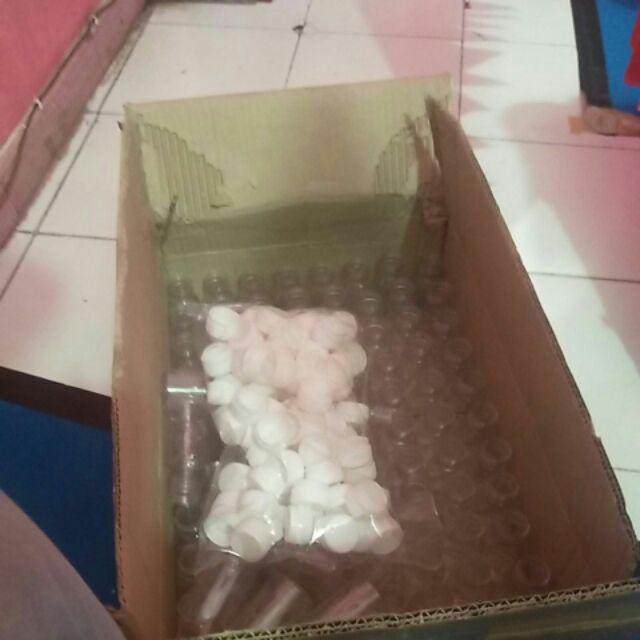 Botol Pet 60ml High Quality Bagus Tebal Kuat Untuk Cairan Minuman Obat