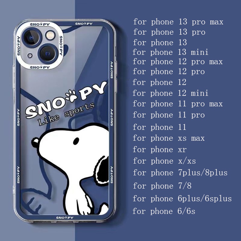 Soft Case TPU Silikon Transparan Motif Anjing Lucu Untuk IPhone 14 Pro Max 11 13 12 XS XR X 8 7 6S Plus