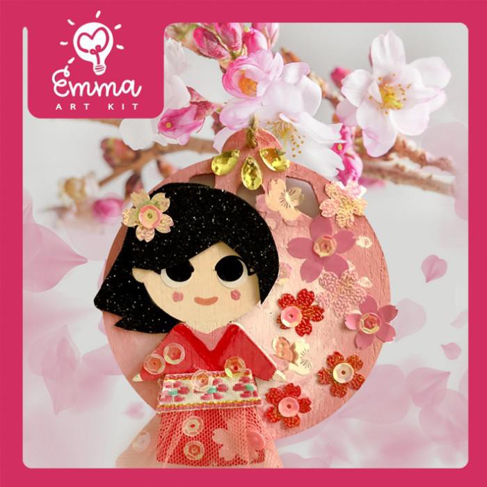 

Art / Christmas Ornament Art Kit: Mulan Princess (W/ Paint And Brush) Diy