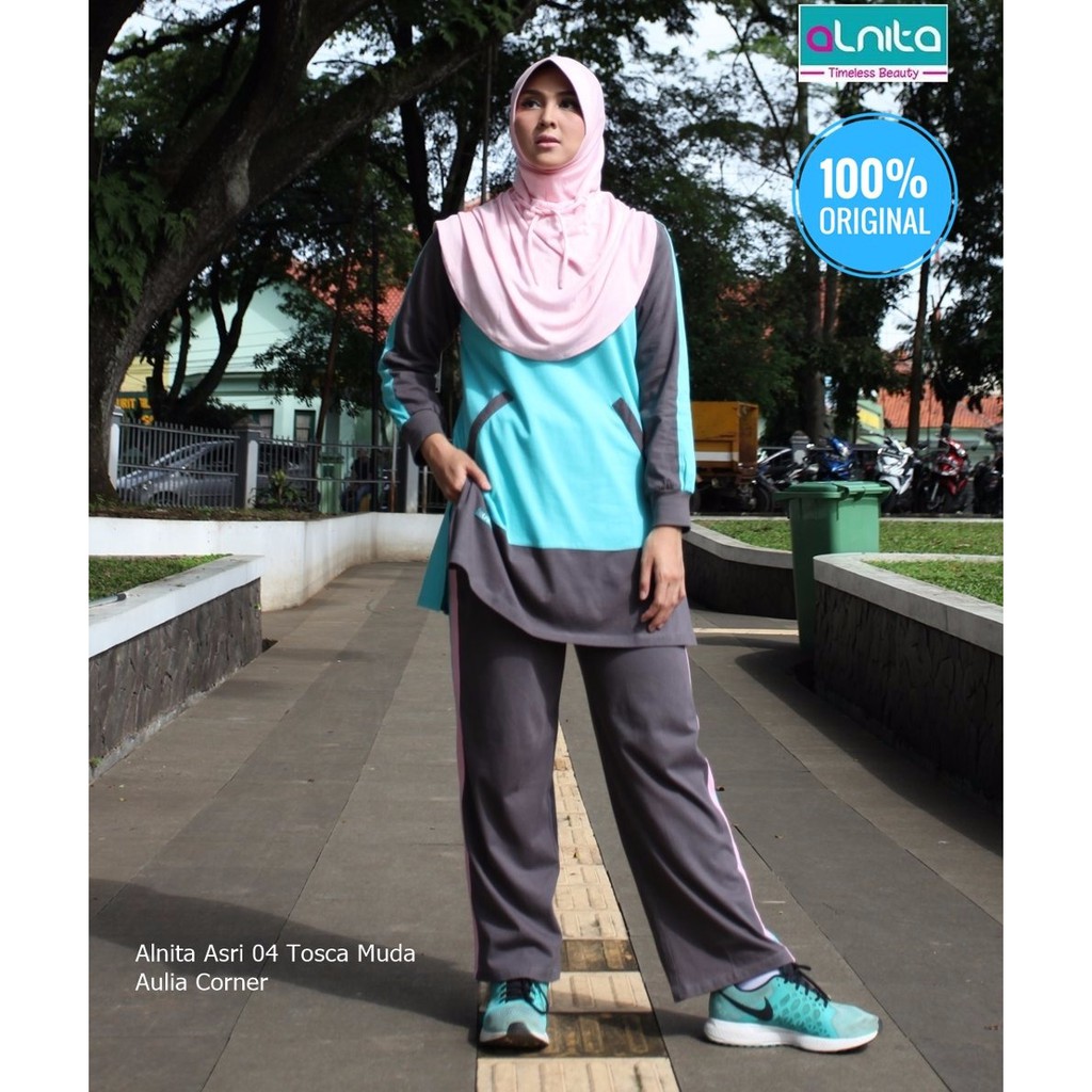 EKSLUSIF MURAH Atasan Muslim Alnita ASRI 04 Tosca ORIGINAL Model Blus Terbaru