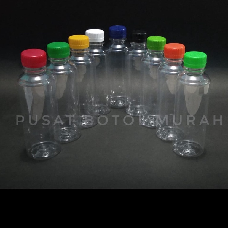 Botol Almond 250 ml. Botol Plastik 250 ml - Hitam Long Neck murah