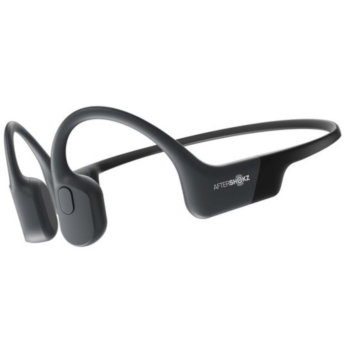 Bluetooth Headset Aeropex Aftershokz Wireless Stereo Bone Conduction - Cosmic Black