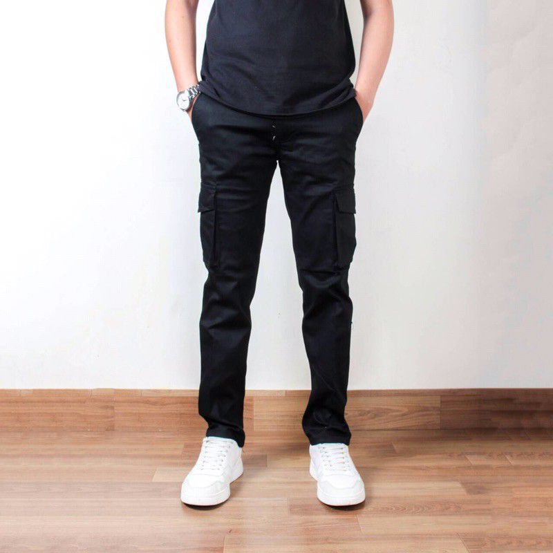 Blackbanner - Celana Cargo Pria Panjang Cargo pants  Size S - XL ( 27- 34)