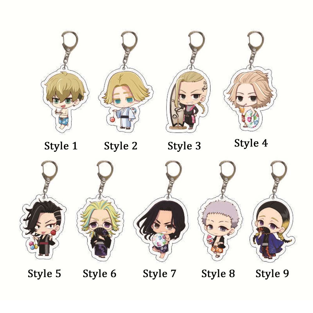 Gantungan Kunci Desain Anime Tokyo Revengers Bahan Akrilik Untuk Dekorasi Tas Ransel Charms