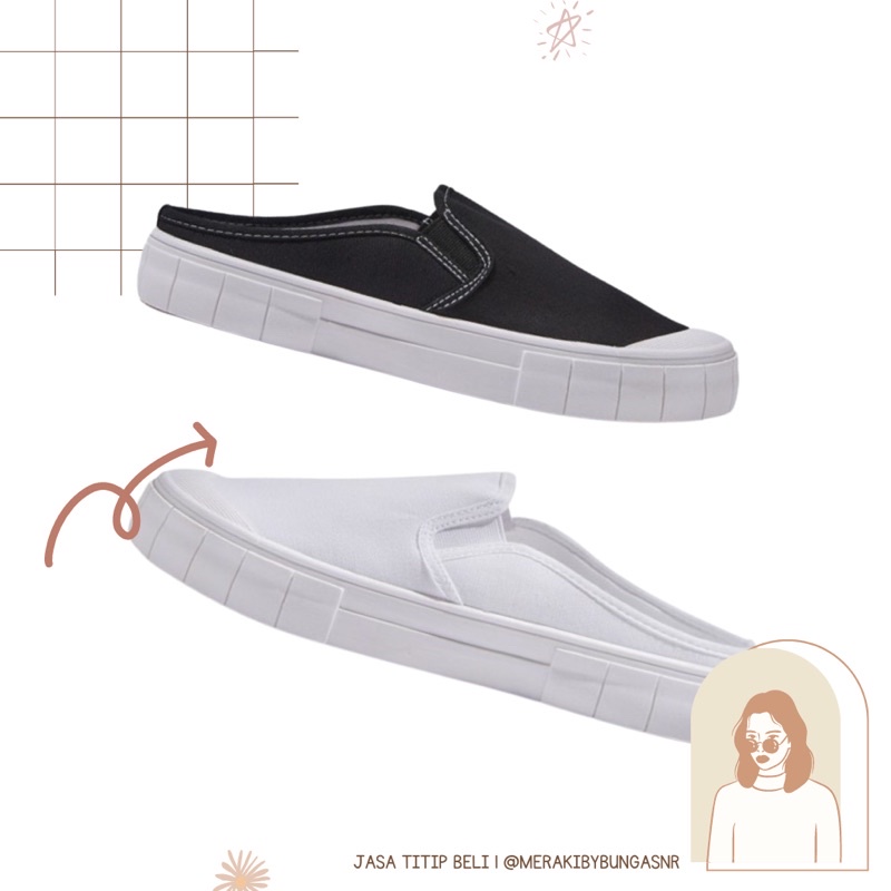 RUBI POPPY SLIP ON MULE