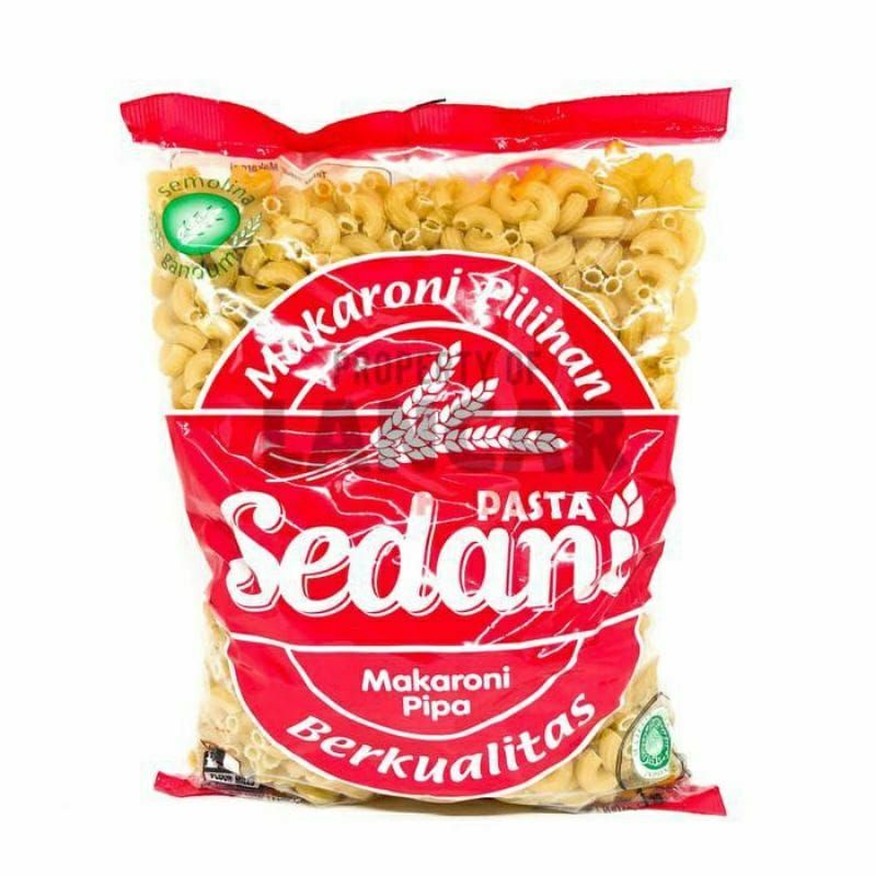 Makaroni mentah pasta sedani 1kg /makroni kerang spiral makaroni pipa makroni bantat 1000gram