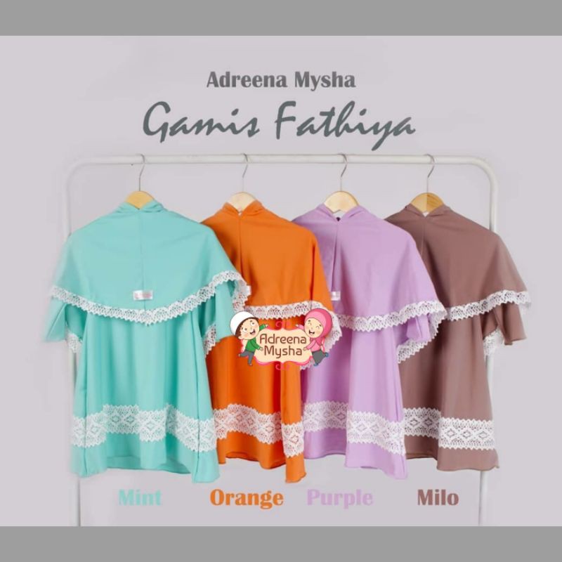 Gamis Fathiya Size 3-6 Tahun / Gamis Anak