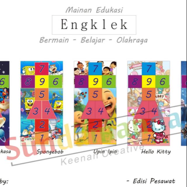 Karpet ENGKLEK : Bermain Belajar Olahraga || MAINAN EDUKASI