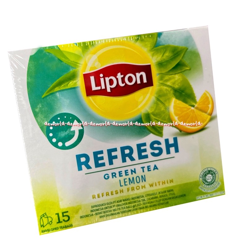 Lipton 15teabags Delight Green tea Lemongrass PomegranateTea Ritual Green Tea Refresh Teh Hijau Rasa Serai Lemon Jaha Hibiscus Lipton Rasa Buah