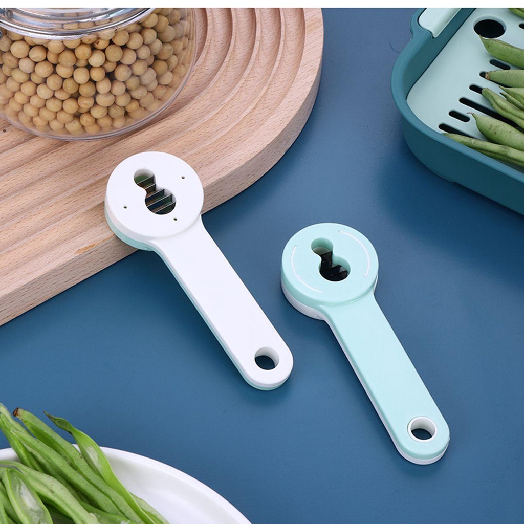 [Elegan] Alat Pengiris Kacang Hijau Sayur Stainless Steel Peeler Green Stringer