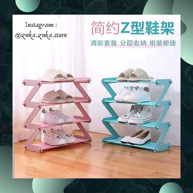 TERMURAH Rak Sepatu Zig Zag Meja Lipat Rak Buku TERMURAH Rak Sepatu Zig Zag Meja Lipat Rak Buku