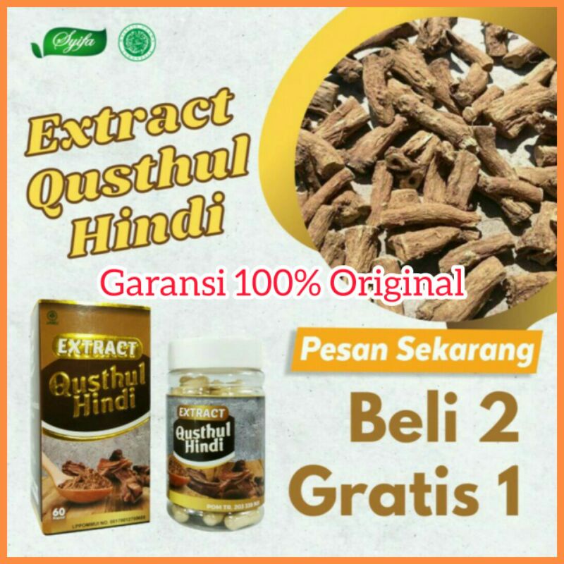KAPSUL QUSTHUL KUSTUL QUSTUL HINDI KAPSUL 100% ORIGINAL / SERBUK / TEH / MADU QUSTHUL HINDI
