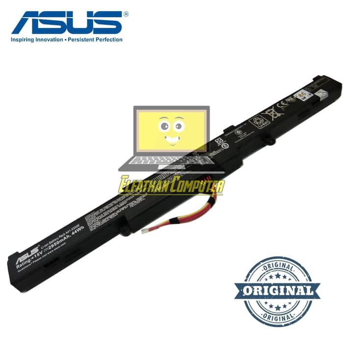 Battery Baterai Batre Asus Original X550 X550Z X550ZE A41-X550E