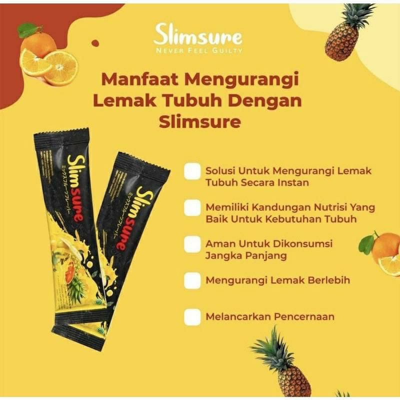 SLIMSURE BLOCK FAT - 15 SACHET (FREE METERAN) MINUMAN DIET, PENURUN BERAT BADAN