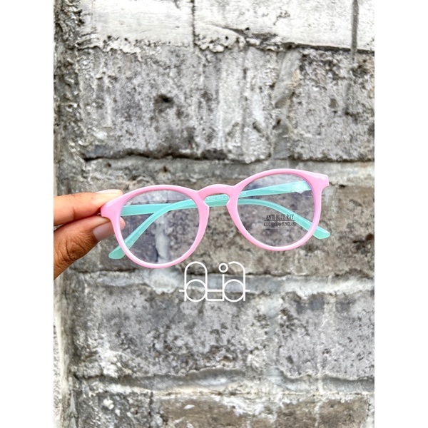 Kacamata Anak Anti Radiasi Komputer dan Gadget - Kacamata Anak Anti Radiasi Kacamata Lucu Anak Kecil-Baby pink