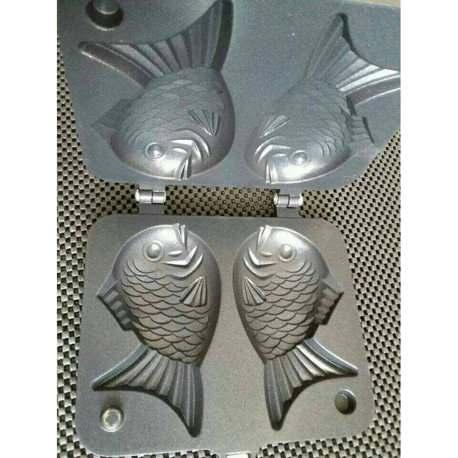 Cetakan Kue Taiyaki Kue Jepang Berbentuk Ikan Fish Anti Lengket Bagus