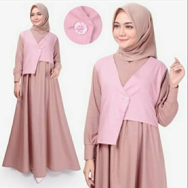 Dress Muslim/Ainun Dress/Gamis Supernova