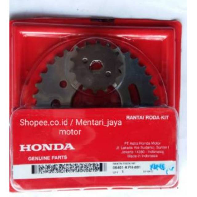Gear set honda Kharisma Kharisma X Supra X 125 Original honda AHM