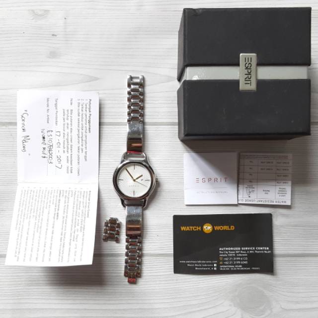 Preloved Esprit Stainless Steel Watch Jam Tangan Wanita