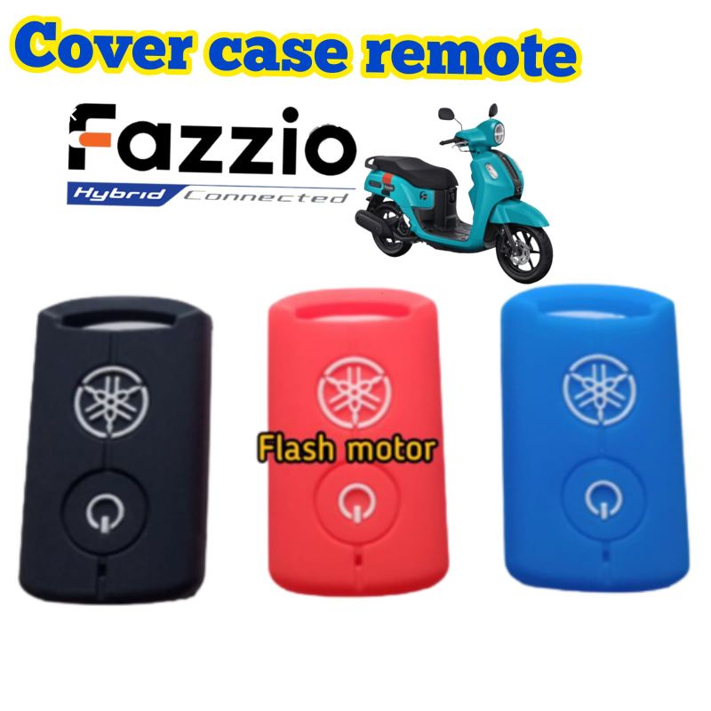 Cover Case Silikon Remot Yamaha FAZZIO, Pelindung Remot Motor Fazzio Yamaha Nmax Aerox dll