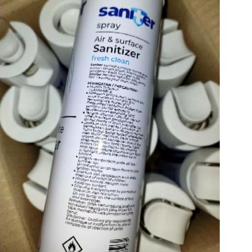 Terlaris   400 Ml SANITER Spray Air Sanitizer  Aerosol 400ml TERMURAh