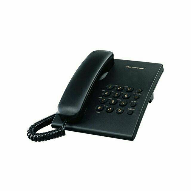 Telepon Panasonic KX-TS505 Standard Phone - Hitam