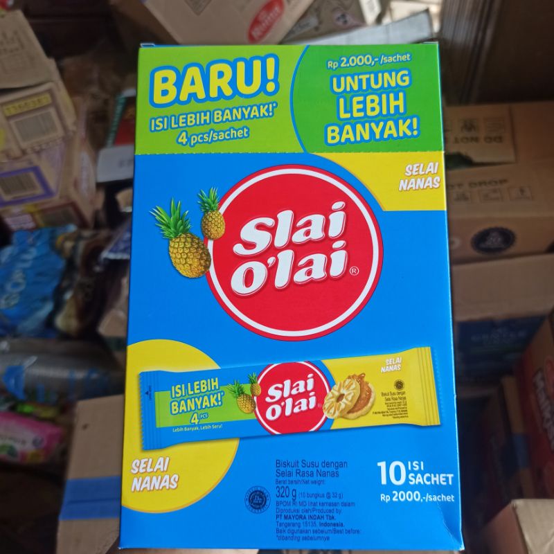 

Biskuit Susu Slai Olai Nanas Strawberry Stroberi Blueberry Sachet