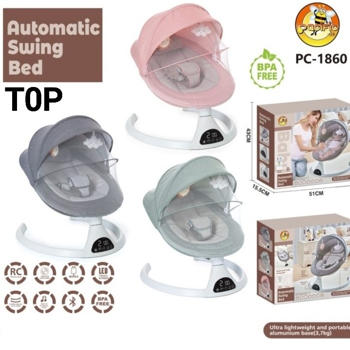 Baby Swing Bed Pacific Pc 1860 Kasur Kursi Ayun Anak Bayi Automatic