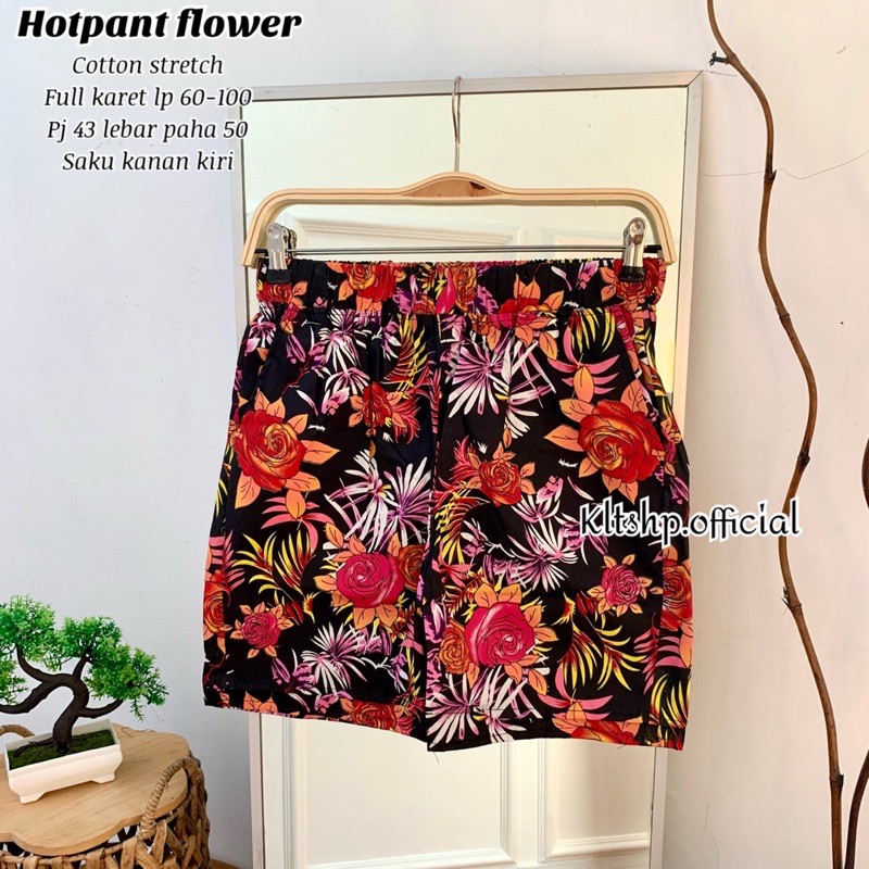 HOTPANT FLOWER / HOTPANT / CELANA SANTAI