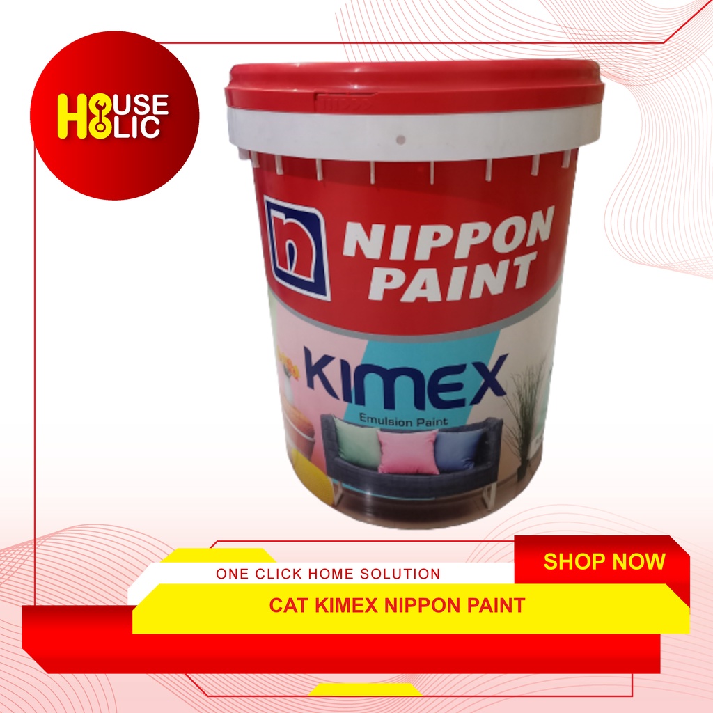 Cat Kimex Nippon Paint 5 Kg / Cat Tembok Dinding Interior 5kg