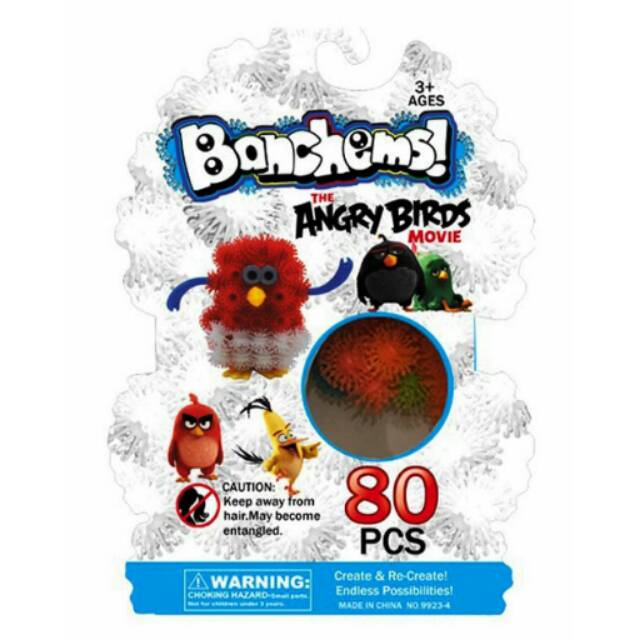 MAINAN ANGRY BIRD BUNCHEMS 80PCS 9923-4